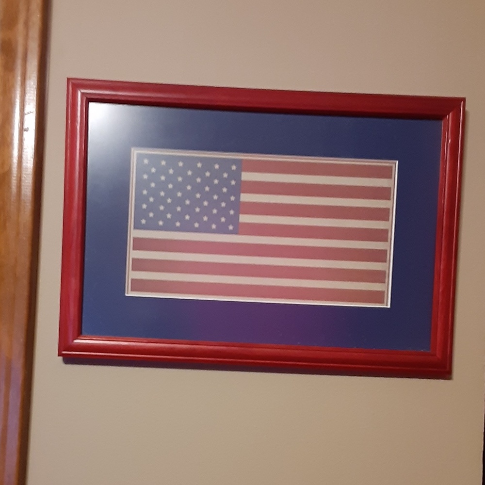 Framed Flag Art